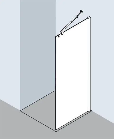 Kermi PASA XP WALK-IN Wall PX TWF-PXTWF075181AKM