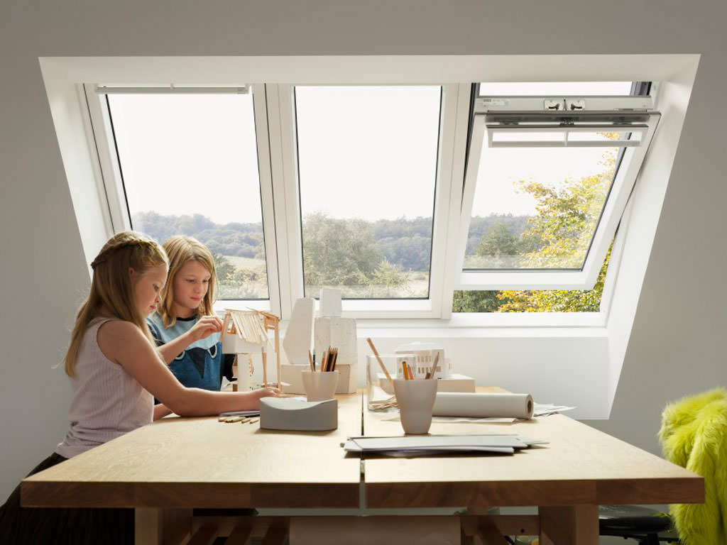 VELUX Lichtlösung Holz Alu 3-in-1-GGLSFFKF062066M