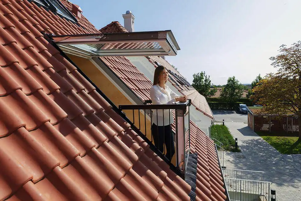 VELUX Dachbalkon in Holz GDL-GDLMK192066M