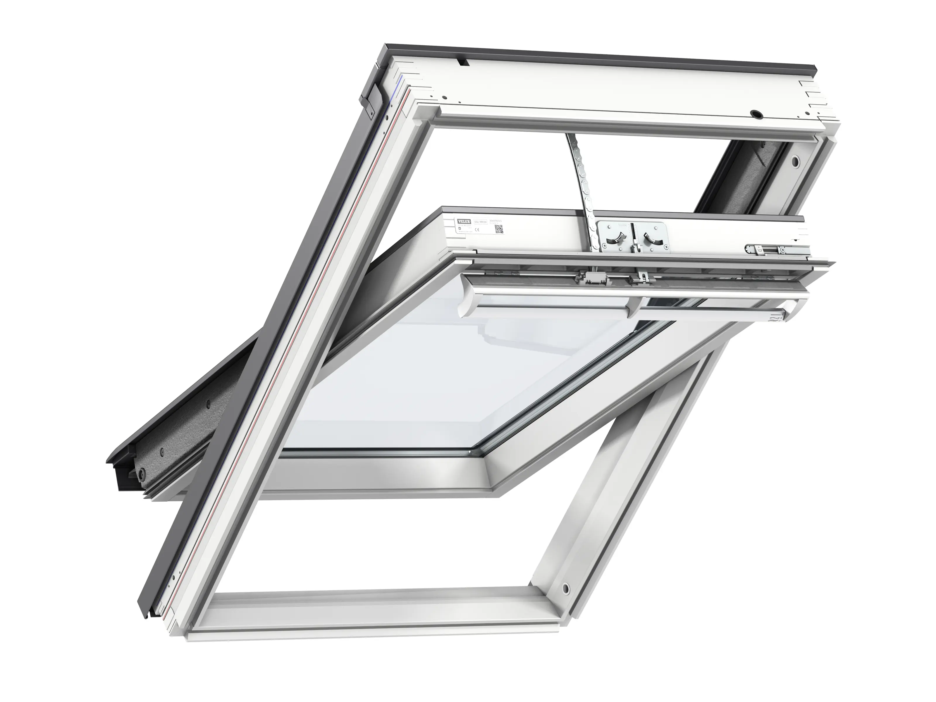 VELUX Elektro-Schwingfenster 230V Kunststoff-GGU-Elektro-Kabel