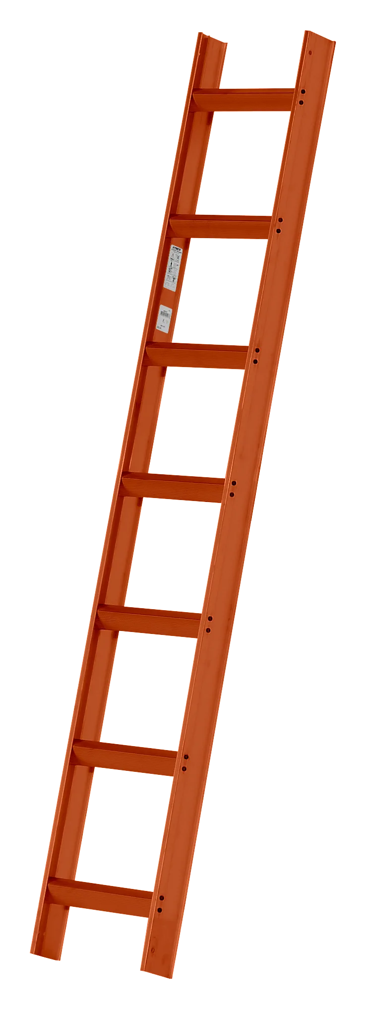 leiter, faltbare leiter, holzleiter, orange, werkzeugtreppe