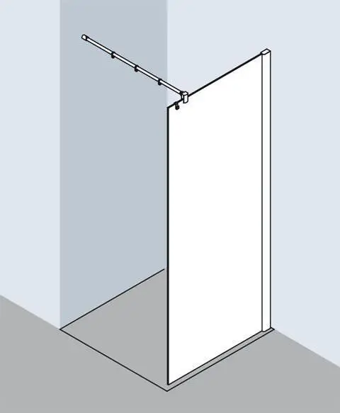 Kermi PASA XP WALK-IN Wall PX TWF-PXTWF075181AKM