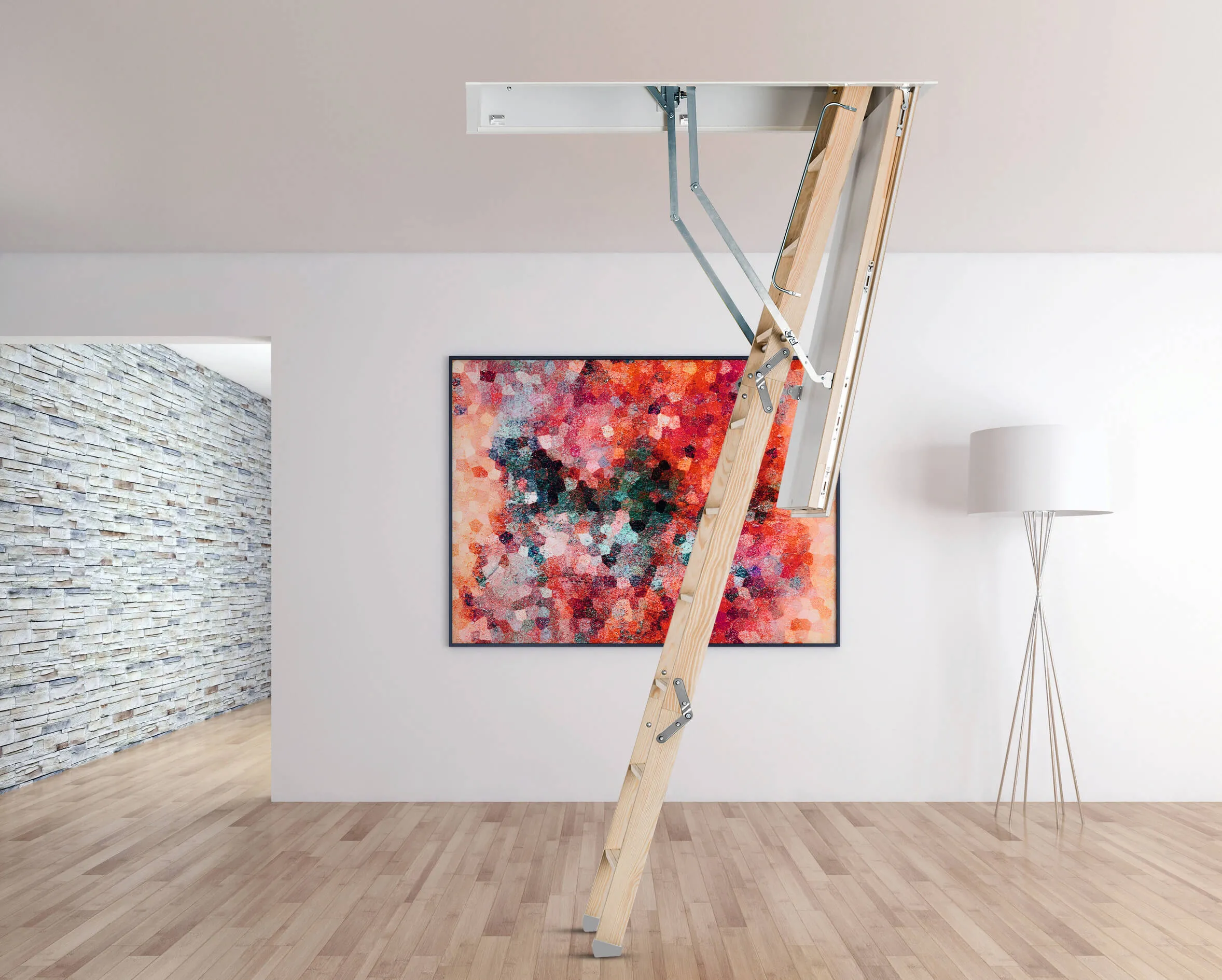 Drinnen, Innenarchitektur, Lampe, Kunst, Malerei