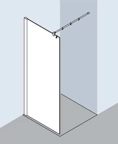 Kermi PASA XP WALK-IN Wall PX TWF-PXTWF075181AKM