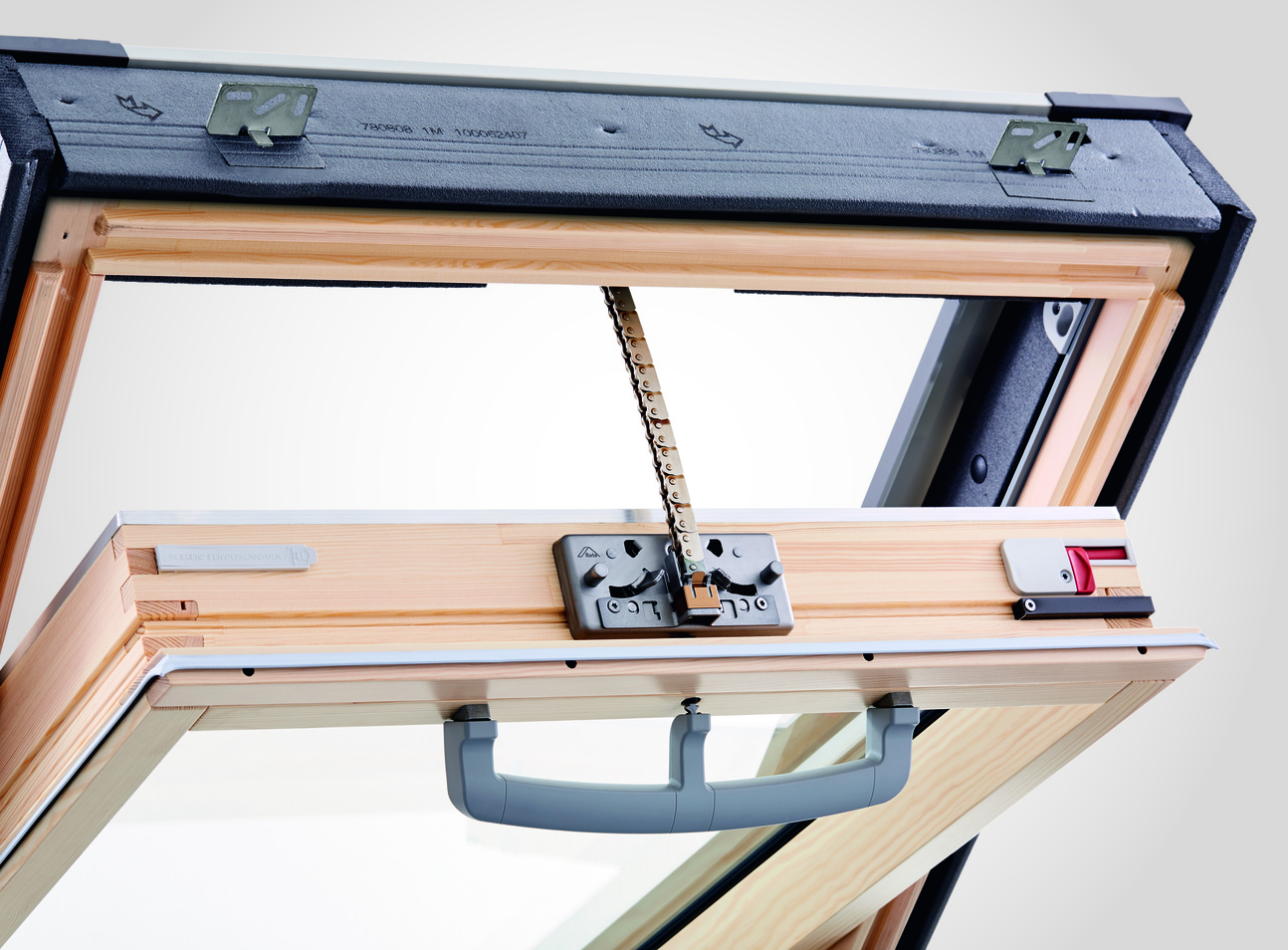 RotoQ Tronic Schwingfenster QT4 Holz-743098M