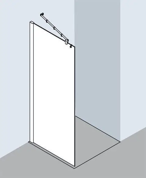 Kermi PASA XP WALK-IN Wall PX TWF-PXTWF075181AKM